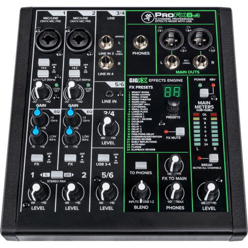 Mackie ProFX6v3 FX-mixer met USB-interface - Image 3