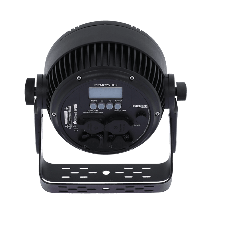 Algam Lighting IP-PAR-725-HEX - Par LED 7 x 25W RGBWA+UV IP65 - Image 6