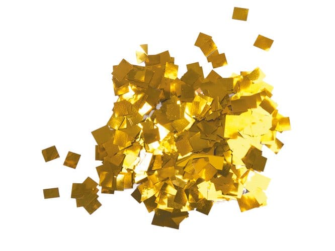 Metallic Confetti los 6x6mm Goud 1kg