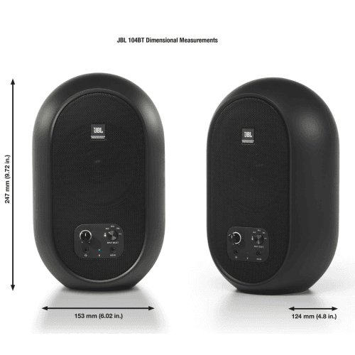 JBL Professional 104-BTW - Actieve desktopspeakerset met Bluetooth Zwart - Image 6