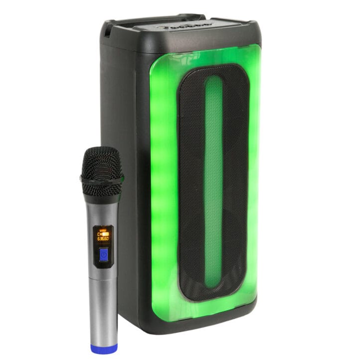 SIGMA40 BLUETOOTH-LUIDSPREKER OP ACCU MET LED 200W