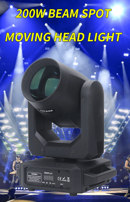 DJLicht 200W Beam+Spot RGBW