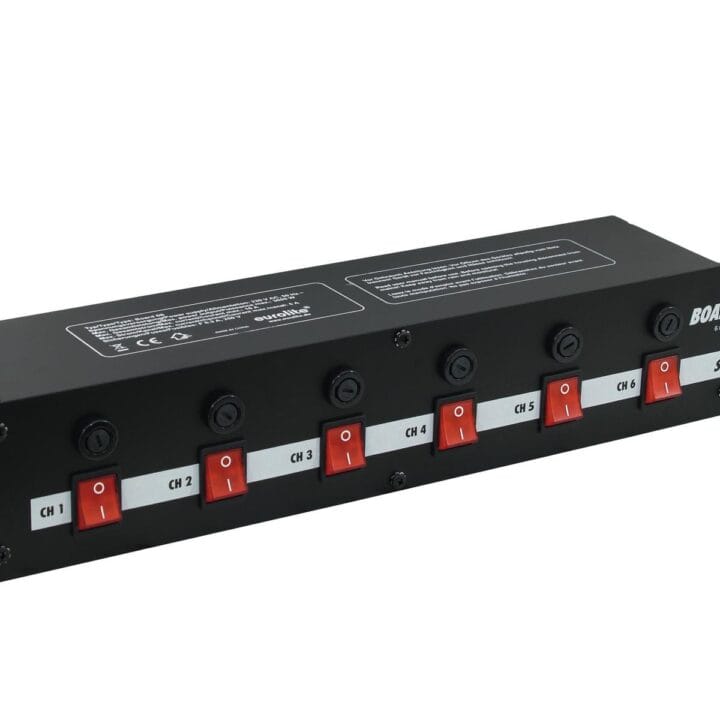 EUROLITE Board 6-S with 6x Safety Plugs