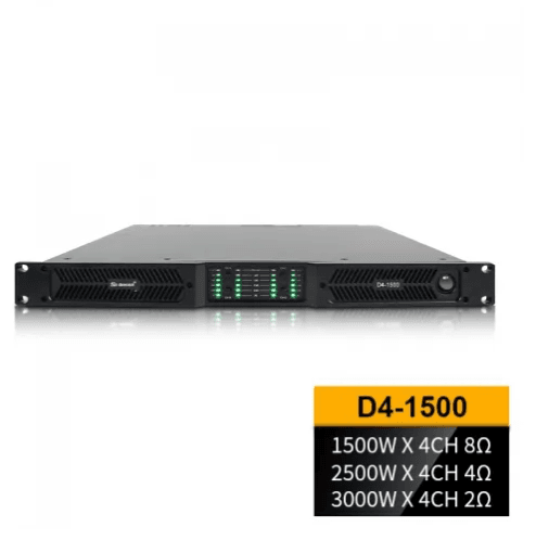 DJL Audio D4-1500 Best Class D DJ Gane Line array Digital Amplifier 4x1500W