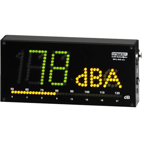 Dateq - SPL-D2 - DisplayGeluidsdrukmeter