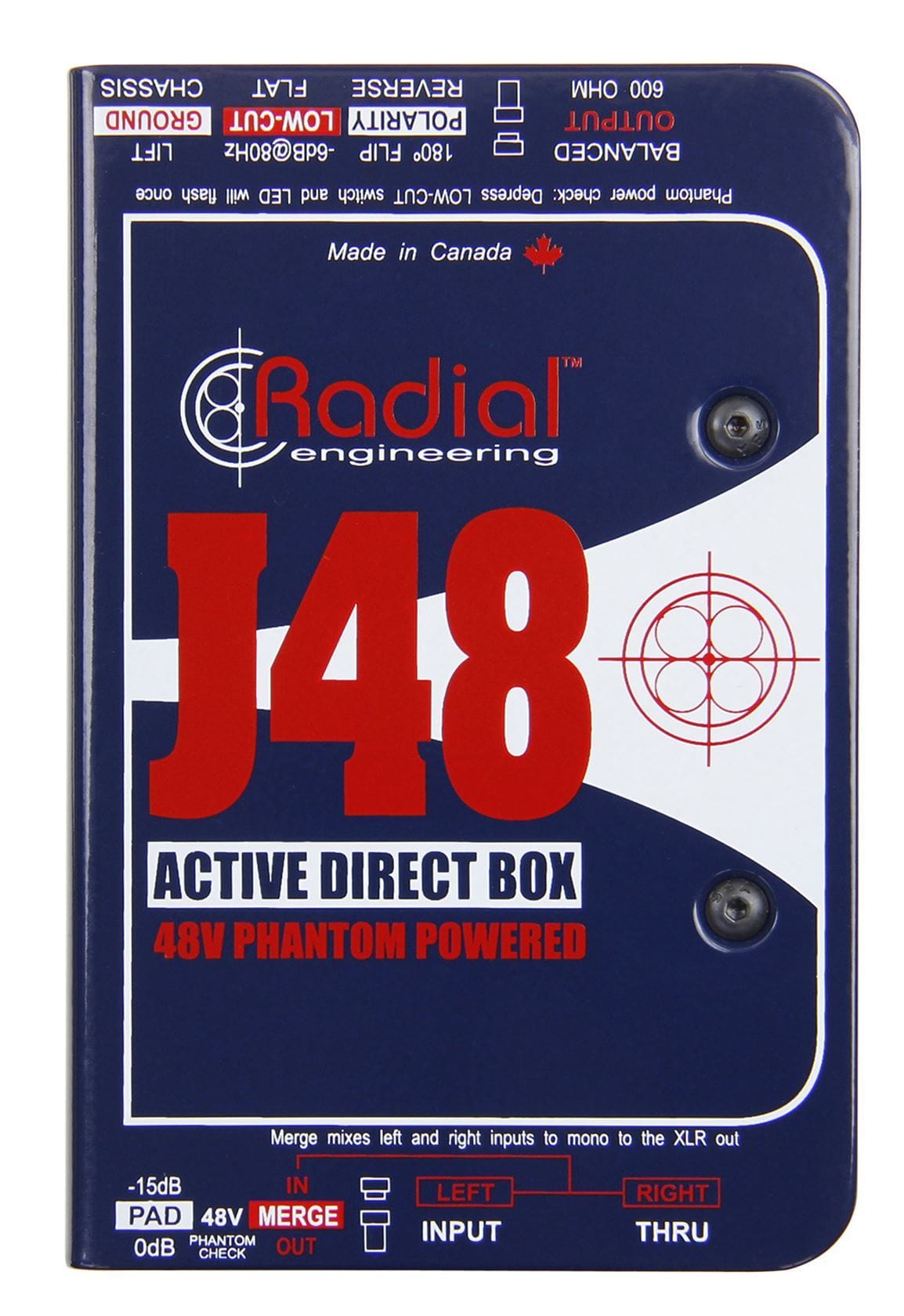 Radial J48-MK2 actieve DI box phantom powered - Image 2