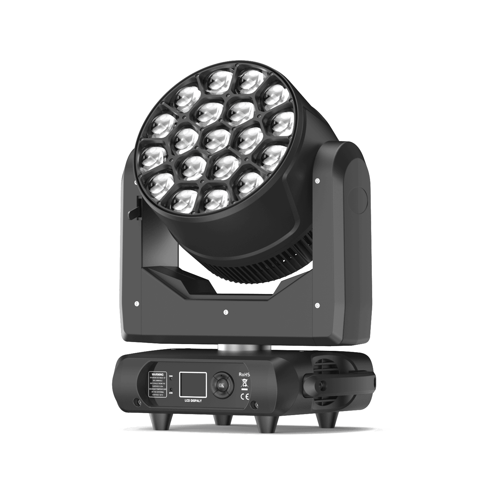 DJLicht 19x40 700W movinghead BeeEye RGBW Zoom