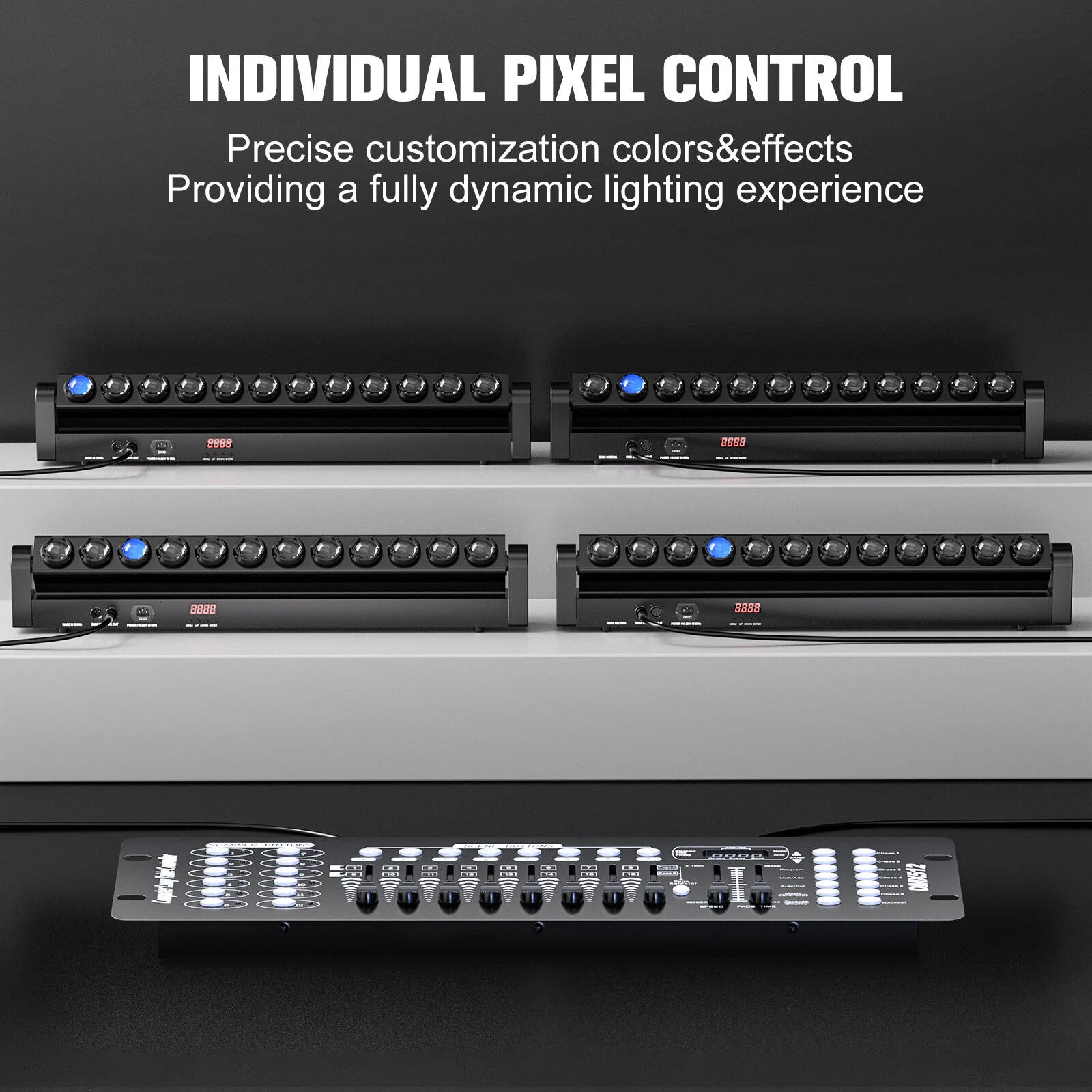 DJLicht 240W bewegende ledbar movingbar RGBW - Image 5