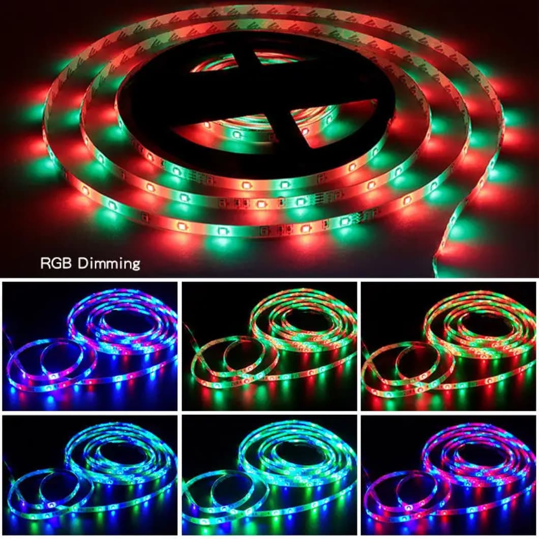 DJLicht RGB Ledstrip 5 meter met afstandsbediening - Image 4