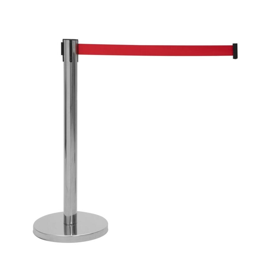 EUROLITE Barrier System with Retractable red belt