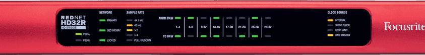 Focusrite RedNet HD32R 32-Kanaals Pro Tools HD Dante bridge voor Audio-over-IP - Image 2