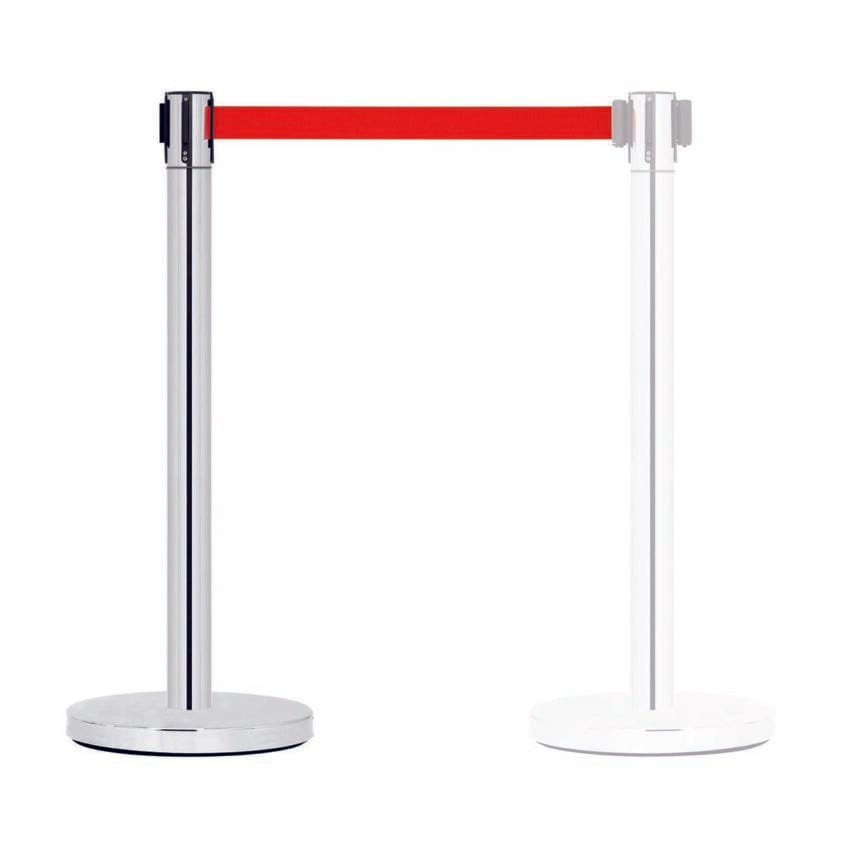 GUIL PST-11 Barrier System with Retractable Belt (red)