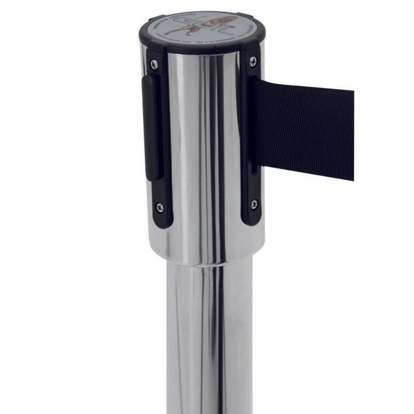 GUIL PST-11N Barrièresysteem met intrekbare riem (zwart) - Image 3