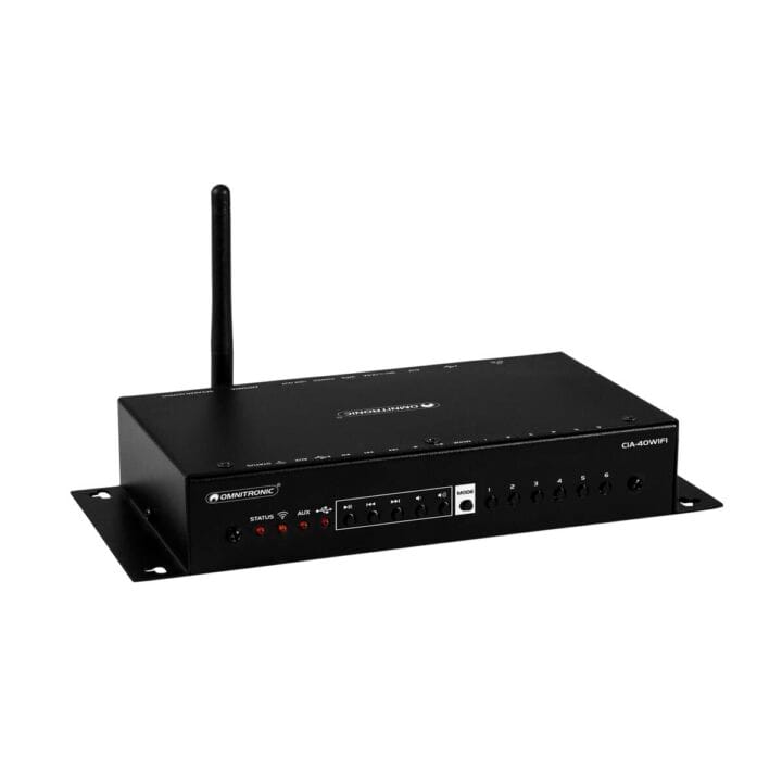 OMNITRONIC CIA-40WIFI WLAN Multi-Room Amplifier Streaming System