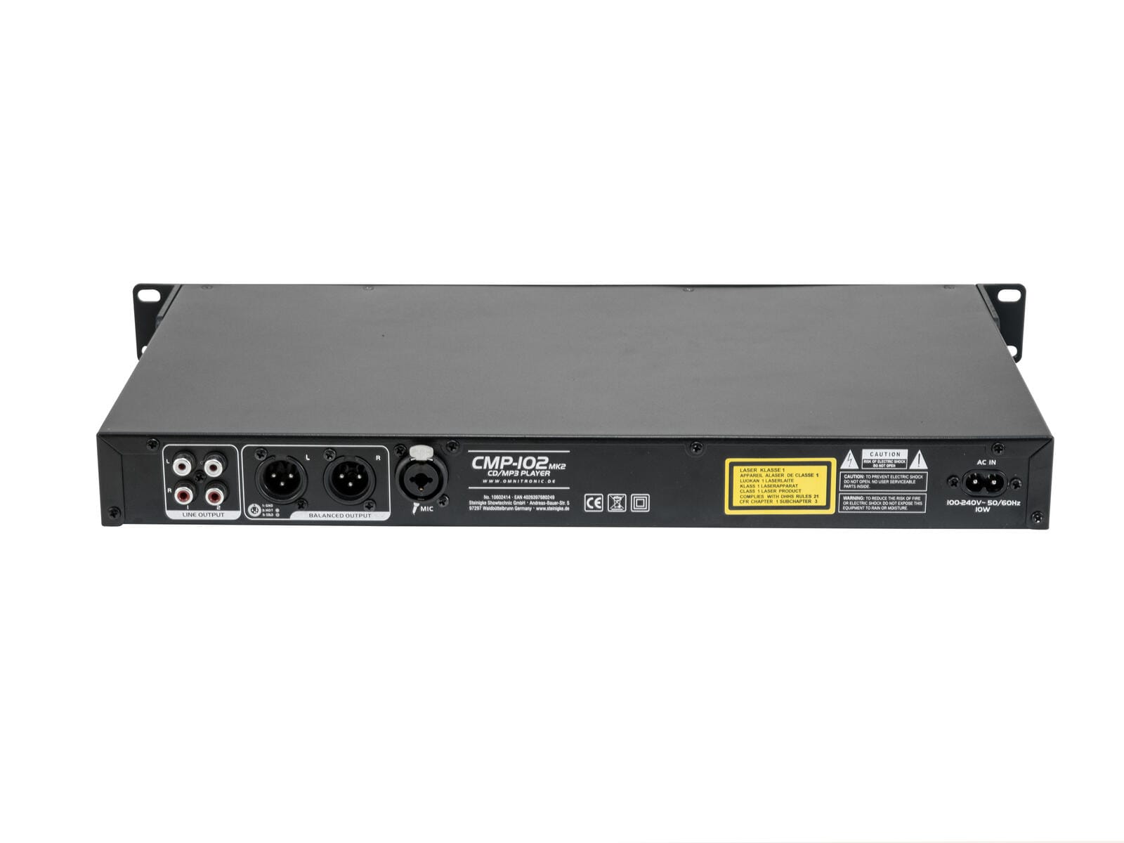OMNITRONIC CMP-102 MK2 CD/MP3 Player - Image 6