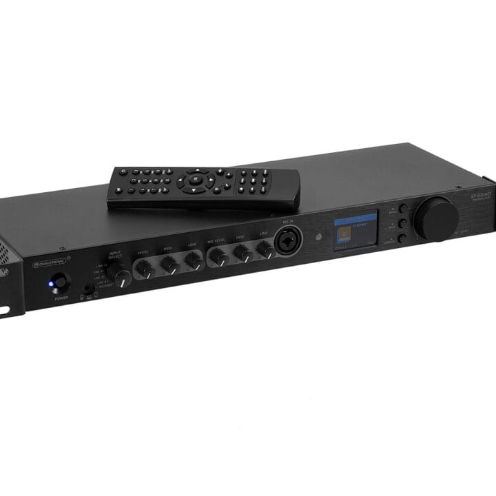 OMNITRONIC EP-220NET Preamplifier with Internet Radio DAB+ and Bluetooth