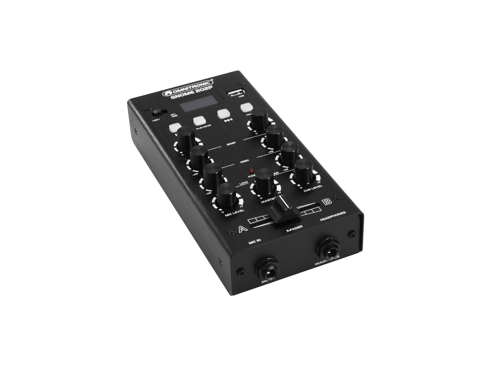 OMNITRONIC GNOME-202P Mini Mixer black - Image 2
