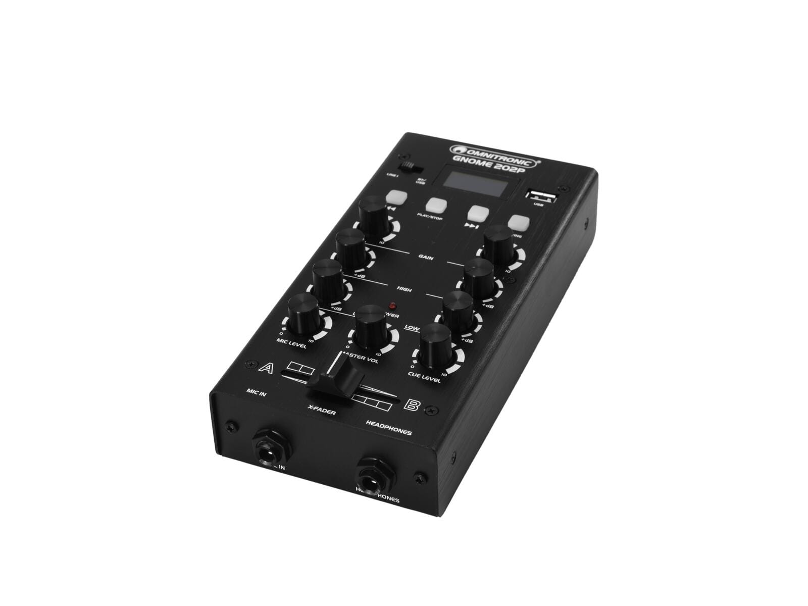 OMNITRONIC GNOME-202P Mini Mixer black - Image 3
