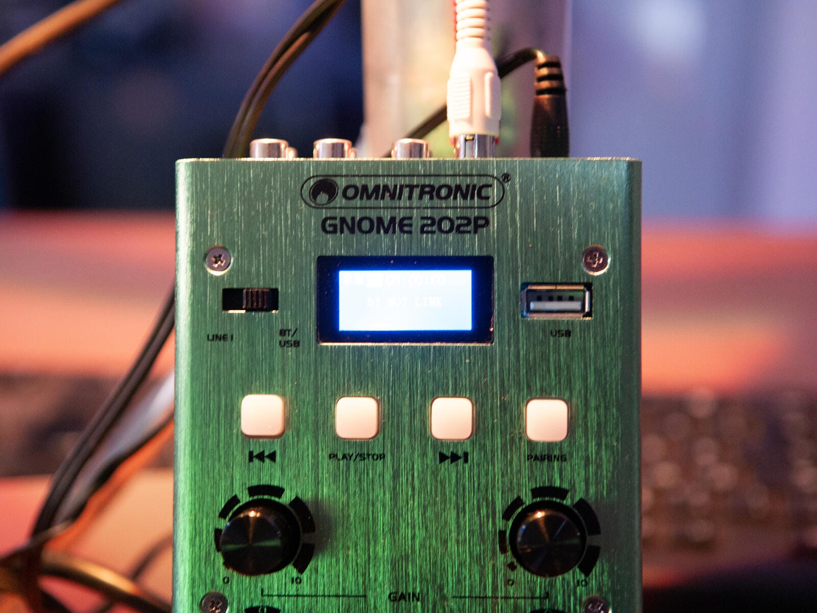 OMNITRONIC GNOME-202P Mini Mixer green - Image 10