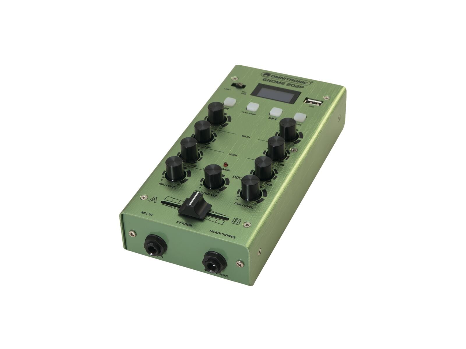 OMNITRONIC GNOME-202P Mini Mixer green - Image 3