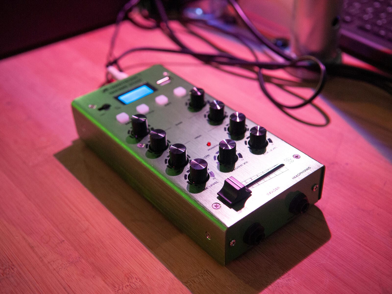 OMNITRONIC GNOME-202P Mini Mixer green - Image 5