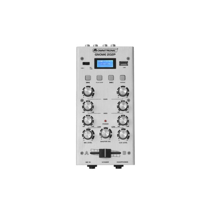 OMNITRONIC GNOME-202P Mini Mixer silver