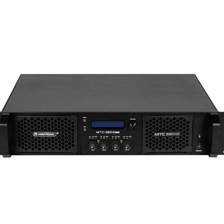 OMNITRONIC MTC-3204DSP 4-channel Amplifier with DSP