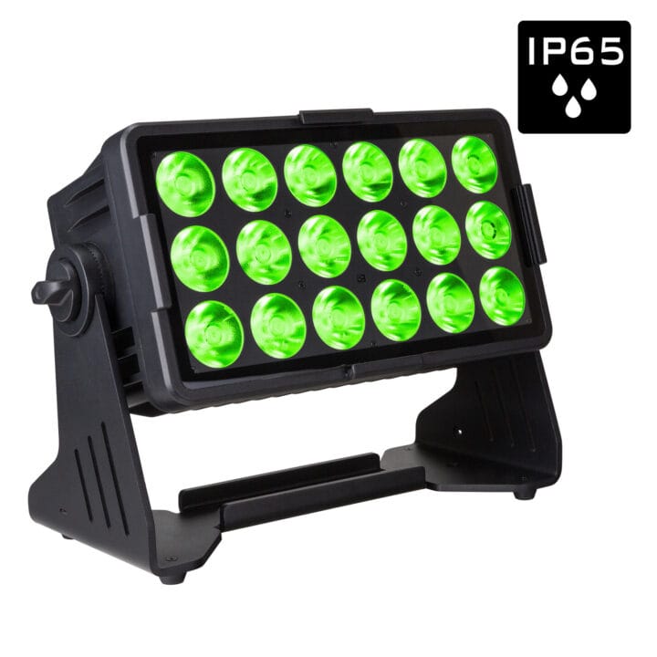 BRITEQ BTI-AKKUCHROMA 18x 10W RGBL IP65 Waterdicht
