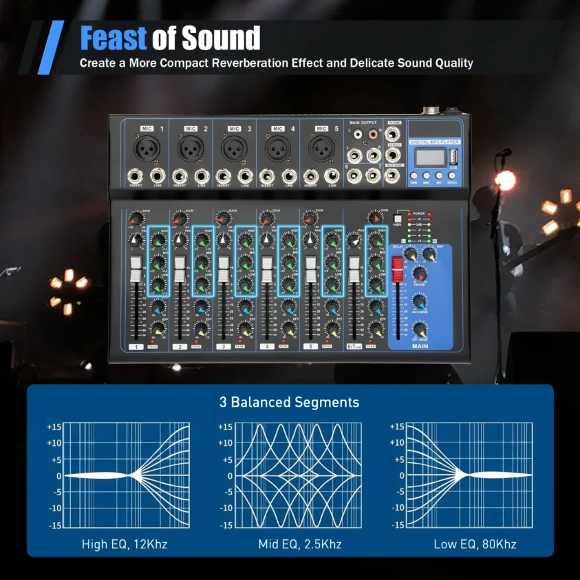 DJL Audio 7 kanalen mengpaneel met Bluetooth - Image 12