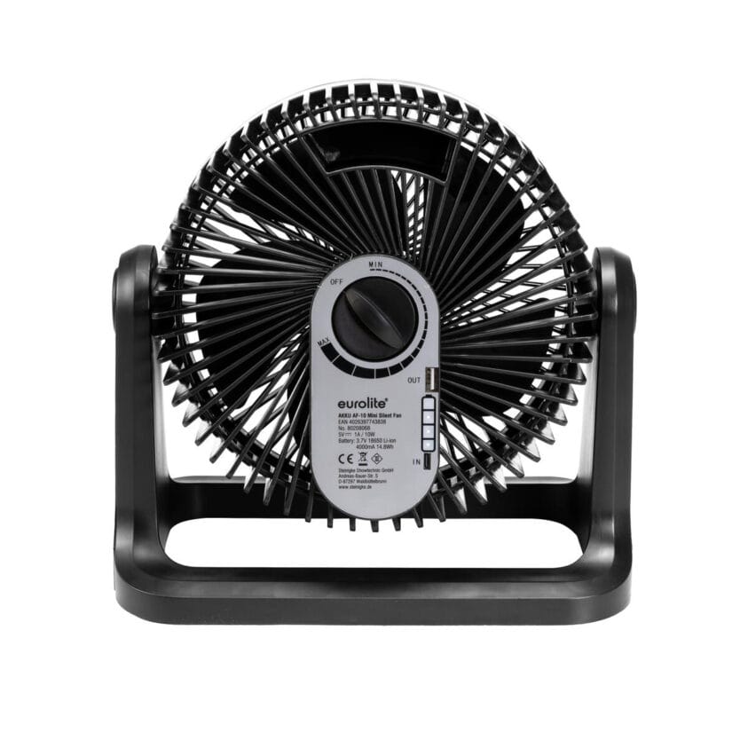 EUROLITE AKKU AF-10 Mini Silent Fan - Image 4