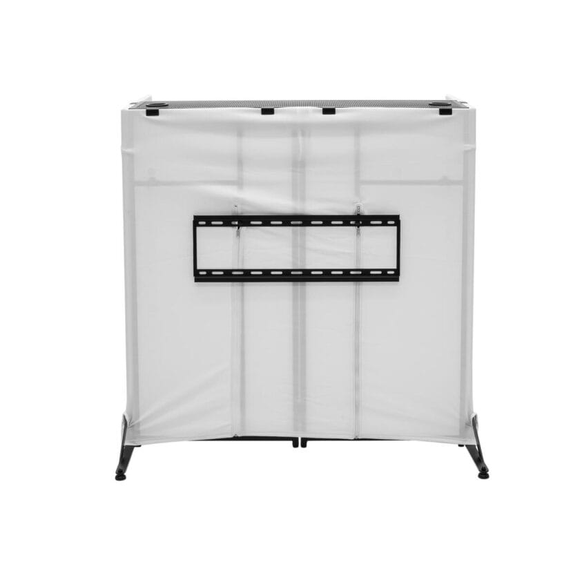 OMNITRONIC Mobile DJ Stand DJTV-1 incl. Cover met TV Beugel - Image 3