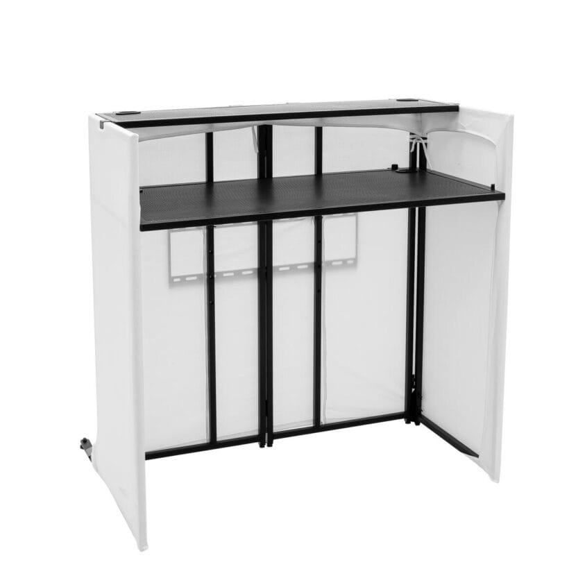OMNITRONIC Mobile DJ Stand DJTV-1 incl. Cover met TV Beugel - Image 4