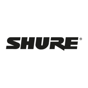 Shure is een bekend Amerikaans merk dat hoogwaardige audioapparatuur produceert, vooral microfoons. Het werd opgericht in 1925 en staat wereldwijd bekend om zijn betrouwbaarheid en geluidskwaliteit. Shure-microfoons worden veel gebruikt in liveoptredens, studio-opnames, omroep en podcasting. Bekende modellen zijn de **SM58** (voor zang) en **SM7B** (voor studio en podcast). Het merk staat bekend om robuustheid, helder geluid en professionele prestaties.