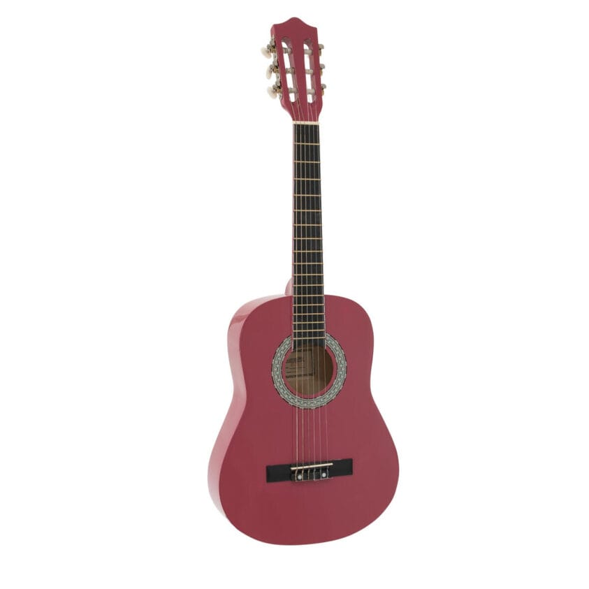 DIMAVERY AC-303 Classical Guitar 12, pink