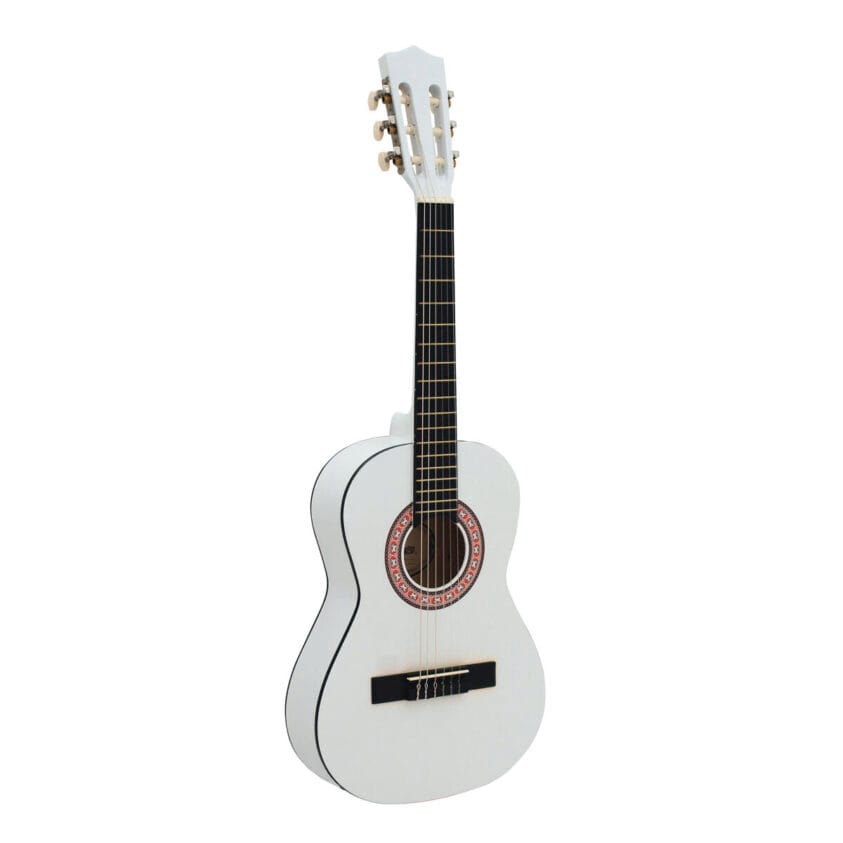 DIMAVERY AC-303 Classical Guitar 12, white