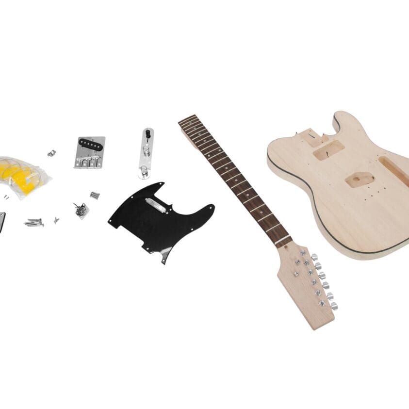 DIMAVERY DIY TL-10 Guitar construction kit Gitaarbouwpakket