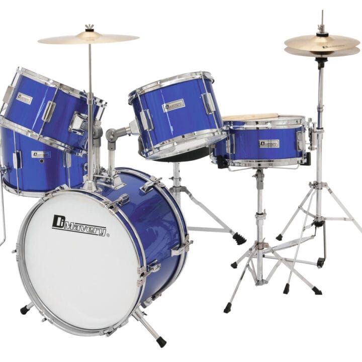 DIMAVERY JDS-305 Kids Drum Set, blue