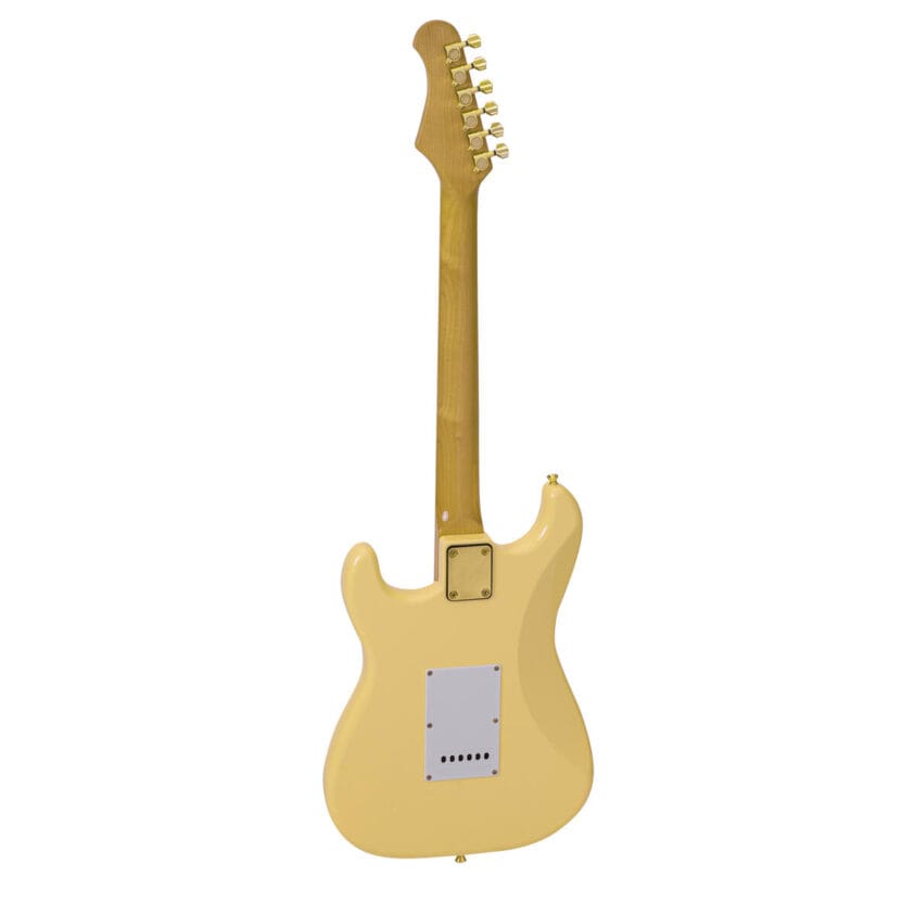 DIMAVERY ST-203 E-Guitar vintage white - Image 2