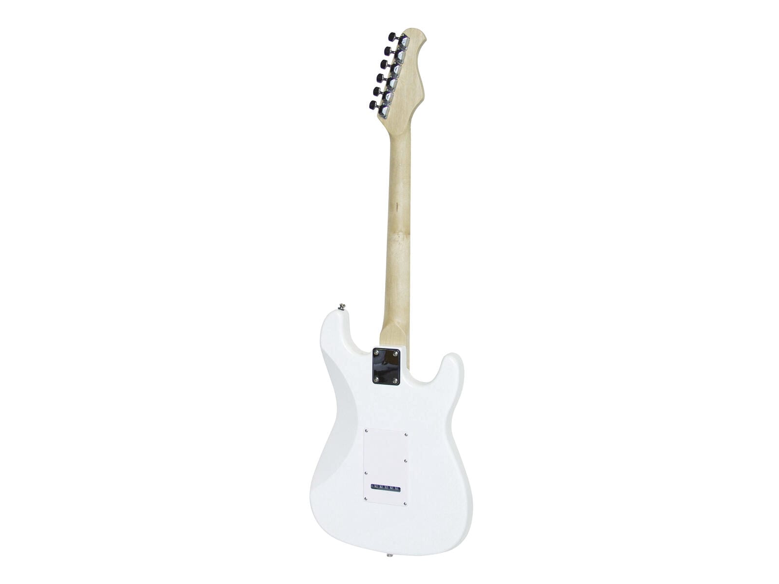 DIMAVERY ST-203 Electric Guitar LH, white