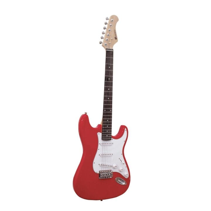 DIMAVERY ST-203 Electric Guitar red