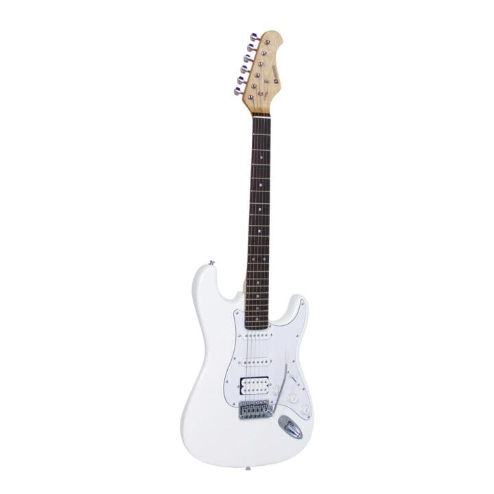 DIMAVERY ST-312 E-Guitar white