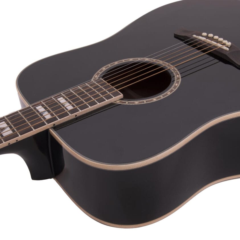 DIMAVERY STW-40 Western guitar black - Image 4