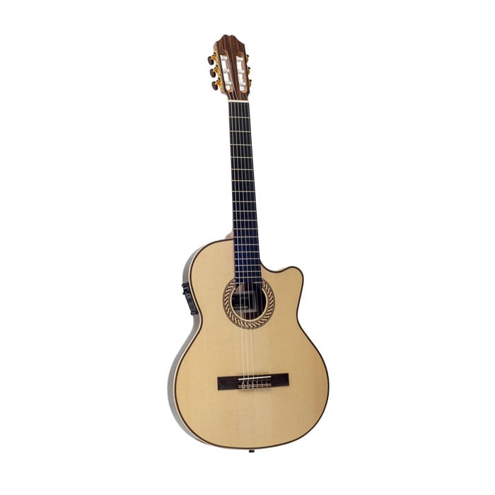 Juan Salvador 2T thinline elektrisch-akoestische klassieke gitaar