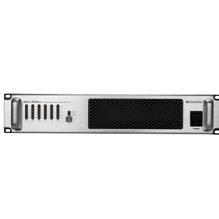 OMNITRONIC MCD-3006 MK2 6-Channel Installation Amplifier - Image 4