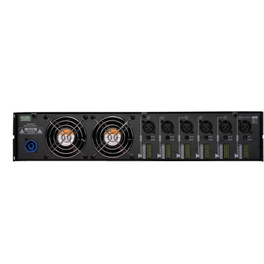OMNITRONIC MCD-3006 MK2 6-Channel Installation Amplifier - Image 5