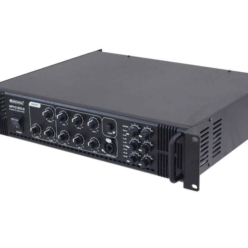 OMNITRONIC MPVZ-350.6 PA Mixing Amplifier 350 W RMS - Image 4