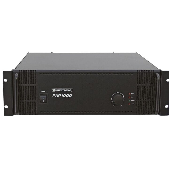 OMNITRONIC PAP-1000 PA Amplifier PA-eindversterker 1000 W RMS