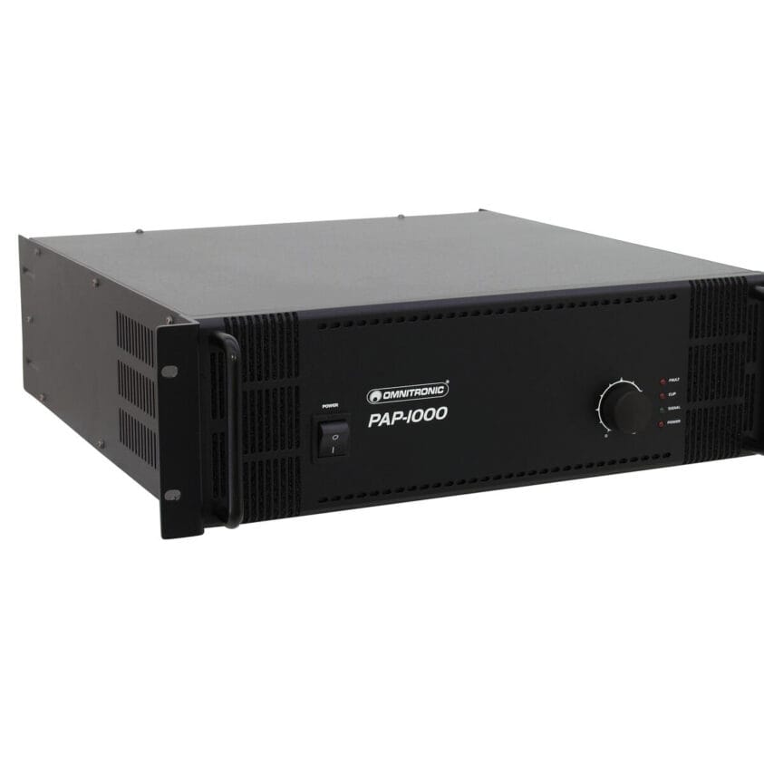 OMNITRONIC PAP-1000 PA Amplifier PA-eindversterker 1000 W RMS - Image 2