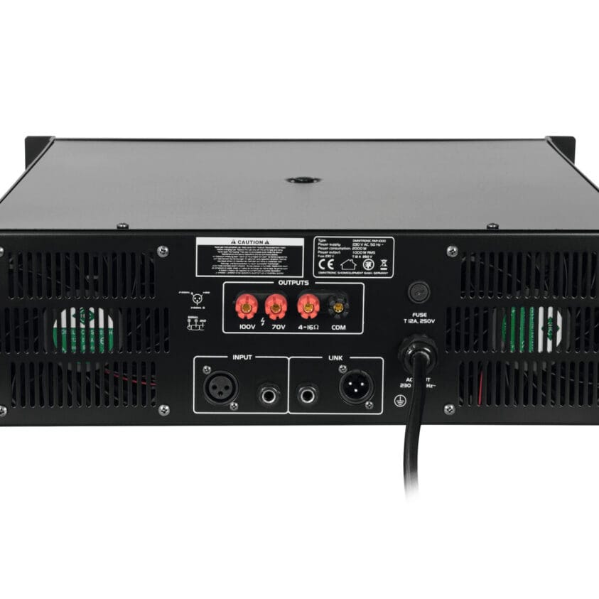 OMNITRONIC PAP-1000 PA Amplifier PA-eindversterker 1000 W RMS - Image 4