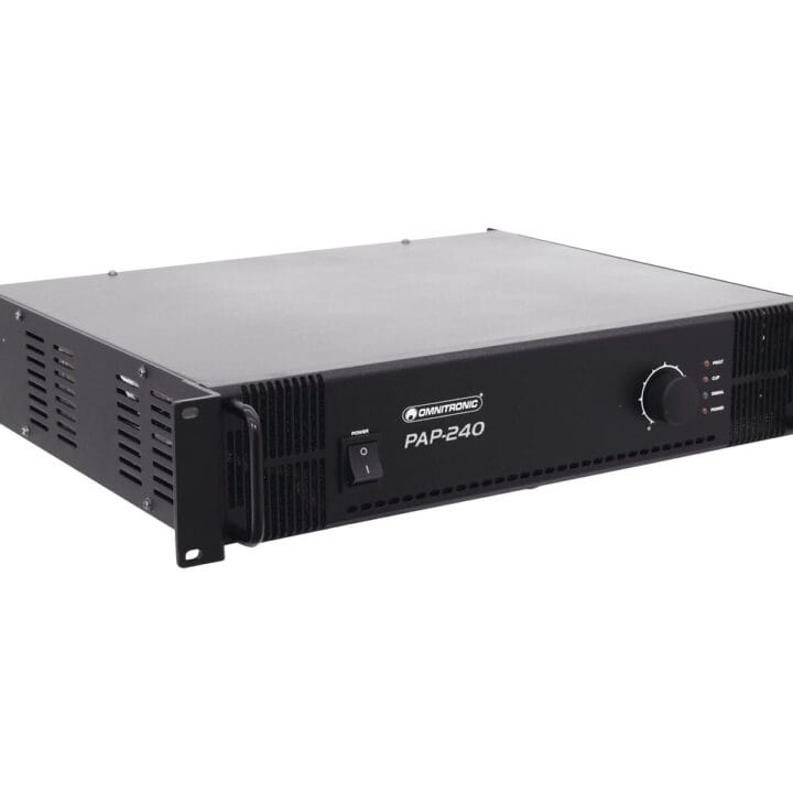 OMNITRONIC PAP-240 PA Amplifier PA-eindversterker 240 W RMS